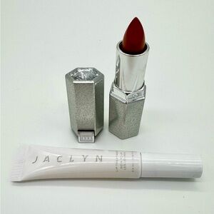 NIB Jaclyn Cosmetics Lip Set: TIPSY lipstick and Glossy Lip Treatment